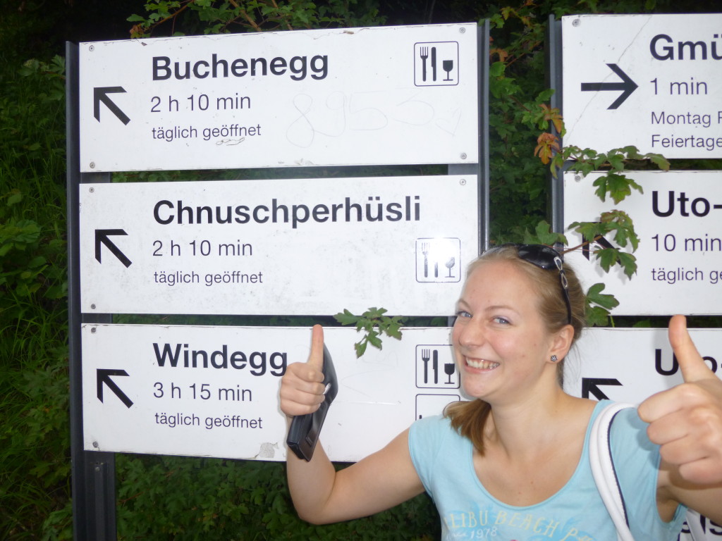 Oja, toll war er, der Aufstieg Richtung "Chnuschperhüsli" am Üetliberg in Zürich!