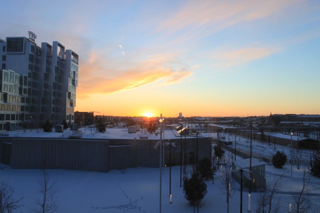 Sonnenuntergang in Kopenhagen