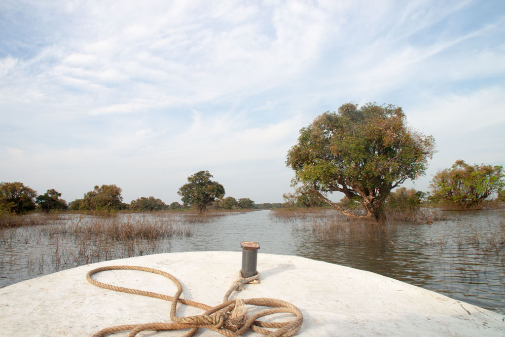 Bootsfahrt im Sangker Delta des Tonle Sap