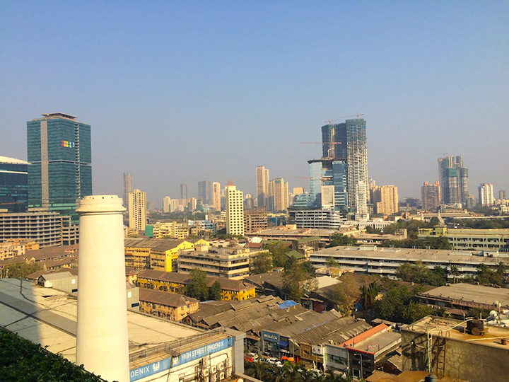 Die Skyline von Mumbai