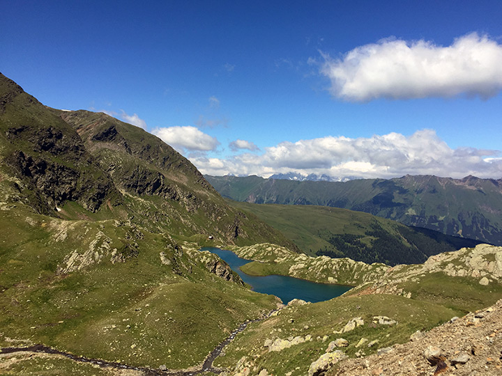 Blick zurück auf den Geigensee