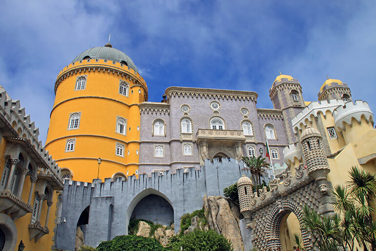 Der ehemalige Königspalast von Sintra