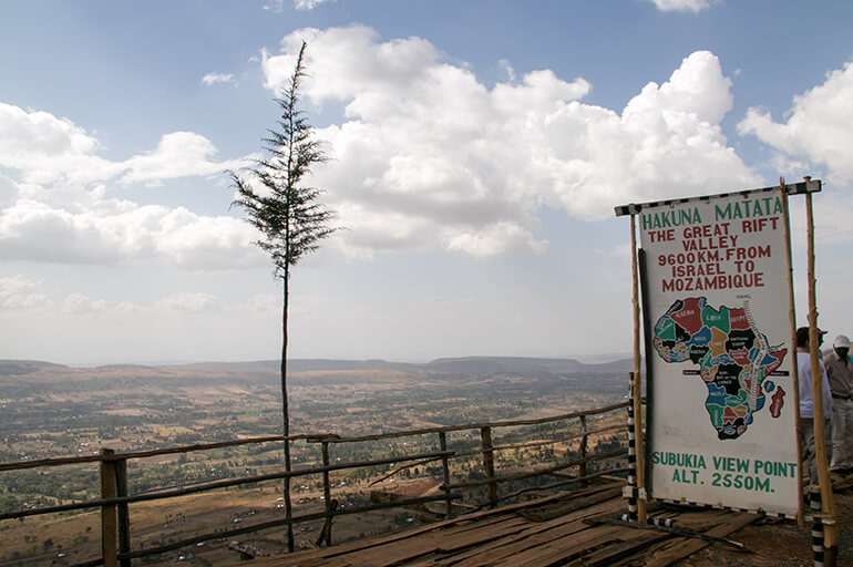 Aussichtspunkt am Great Rift Valley
