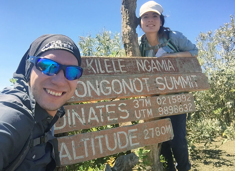 Mount Longonot Gipfel