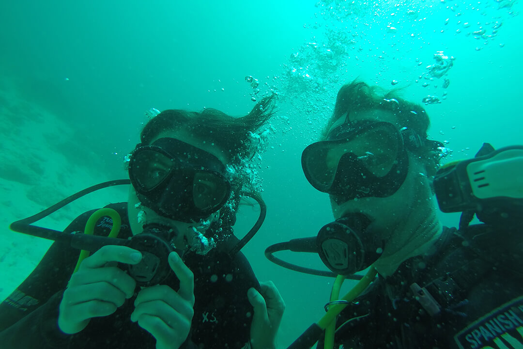 Sansibar Unterwasser Selfie