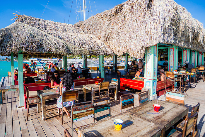 Palm Beach, Bugaloe Pier - photo credit: Aruba Tourism Authority