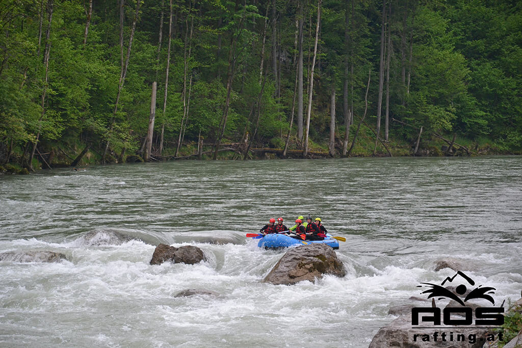 Rafting auf der Enns