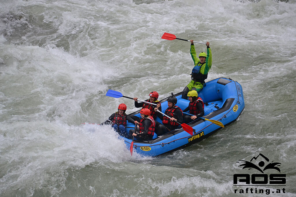 Rafting Spaß auf der Enns