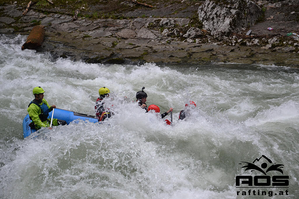 Rafting Tour auf der Enns mit AOS