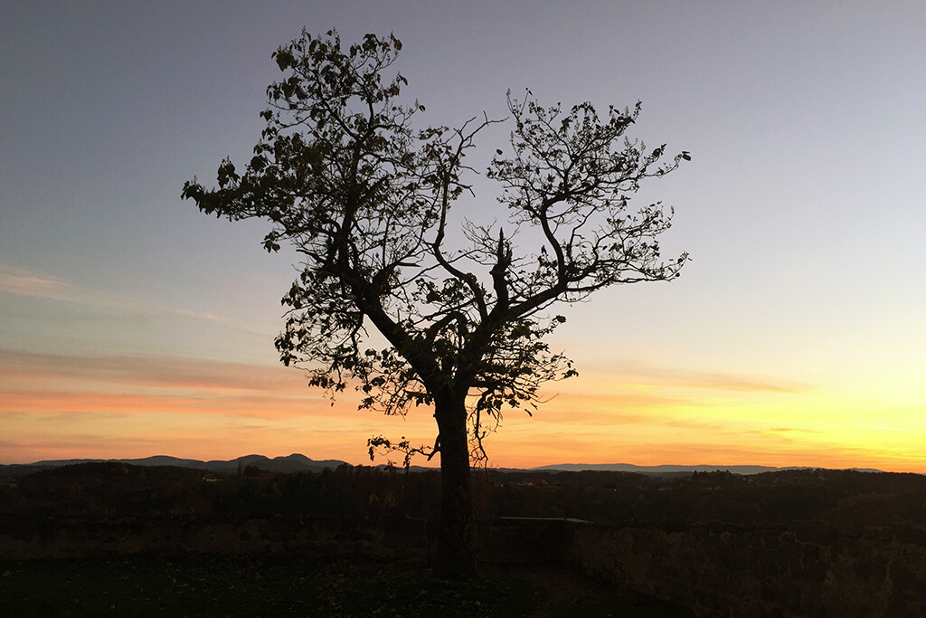 Sonnenuntergang Riegersburg