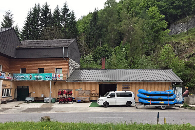 Adventure Hostel und AOS Camp in Großreifling