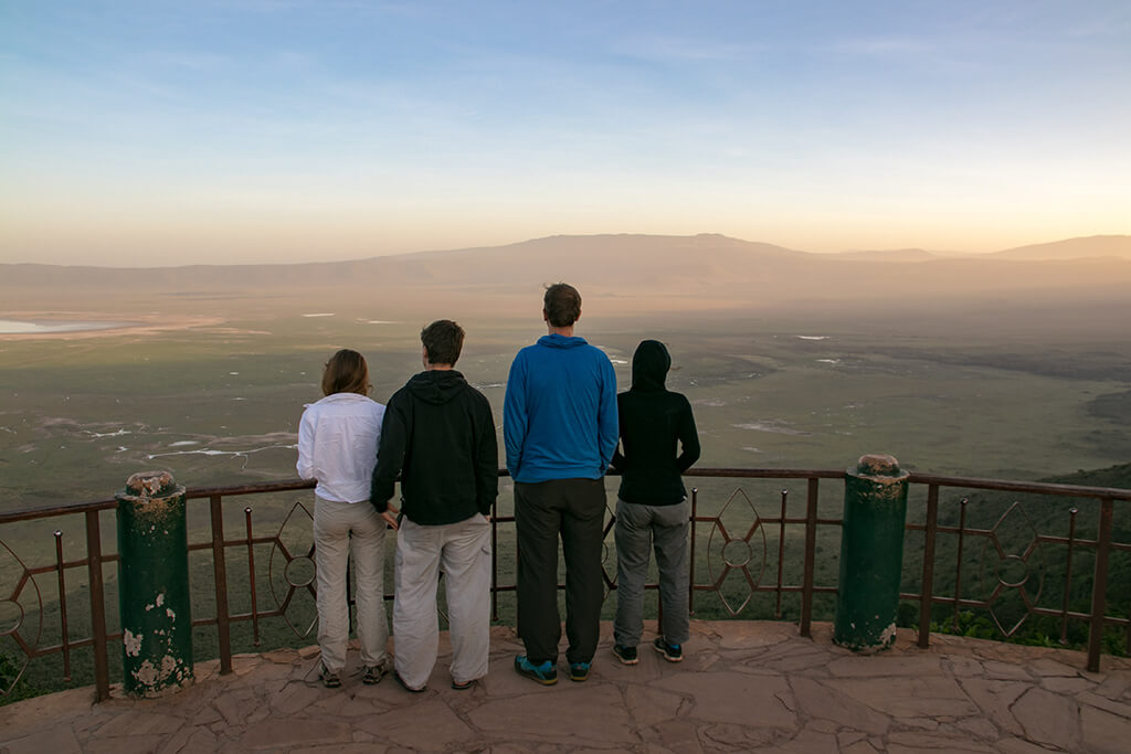 Aussicht über den Ngorongoro Krater