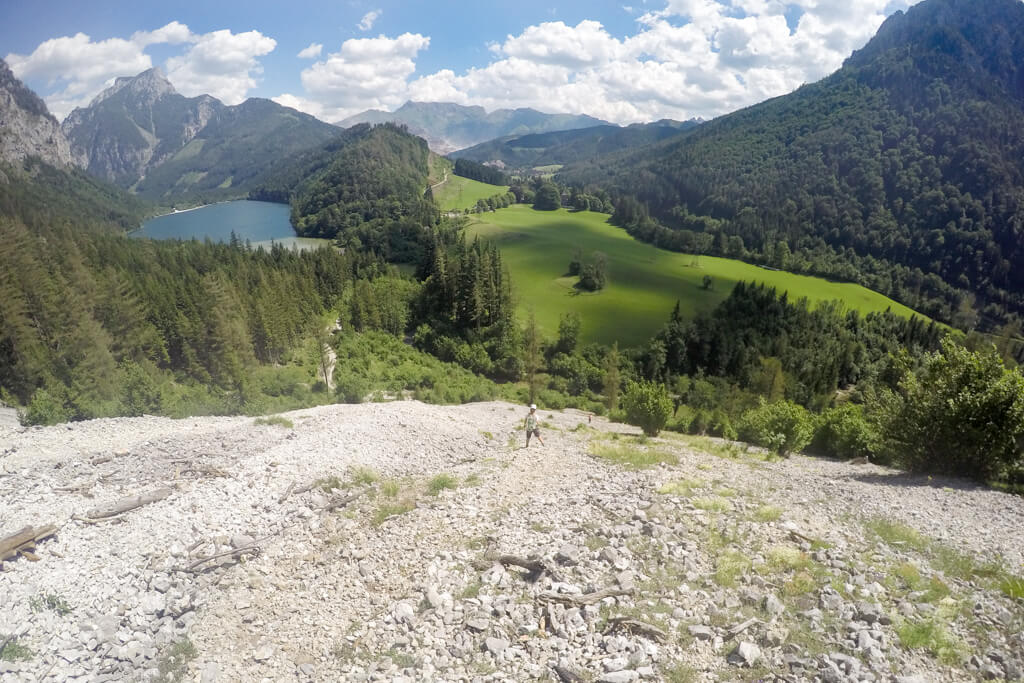 Abstieg zum Leopoldsteinersee