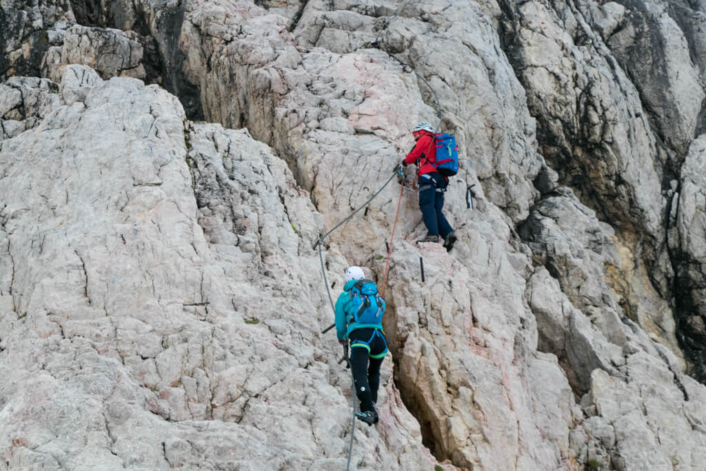 Schulteranstieg-Klettersteig auf den Hohen Dachstein