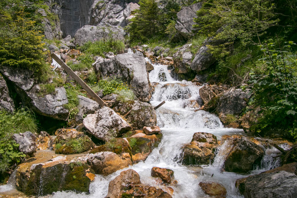 Wildes Wasser in der Silberkarklamm