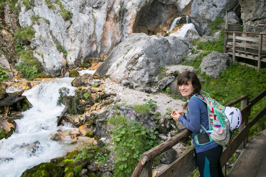 Unterwegs in der Silberkarklamm bei Ramsau am Dachstein