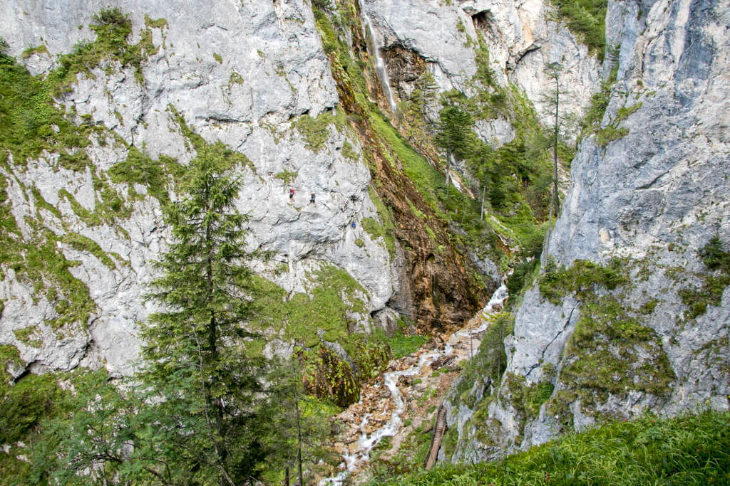 Tiefblick Silberkarklamm