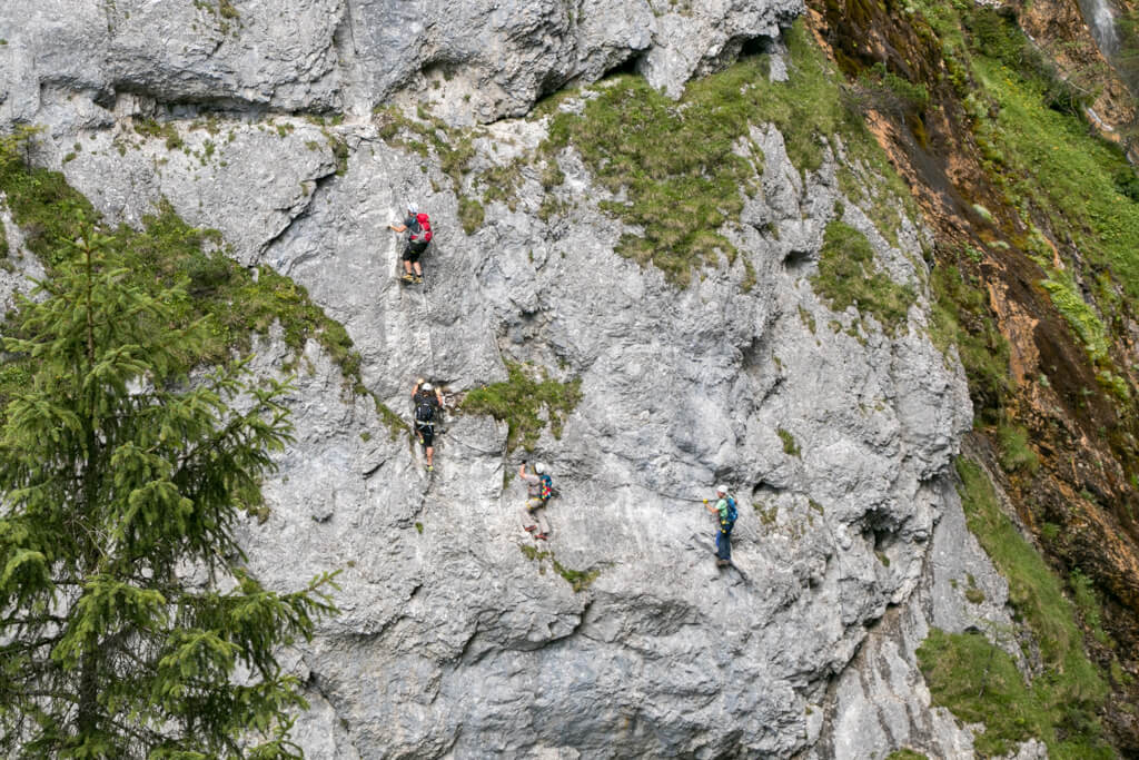 Silberkarklamm Rosina Klettersteig