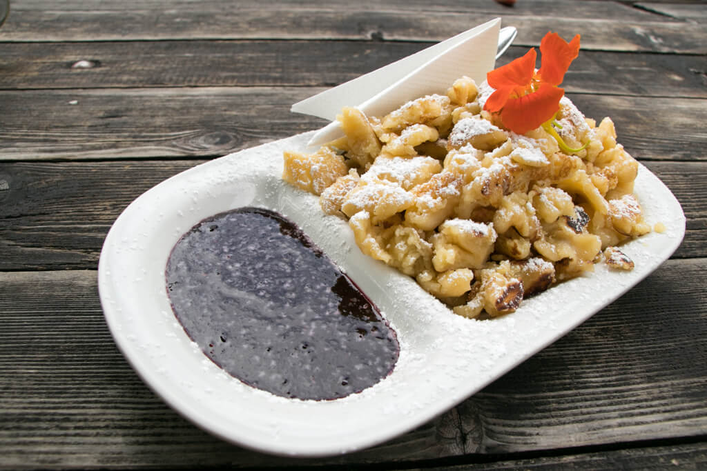 Kaiserschmarrn in der Silberkarhütte