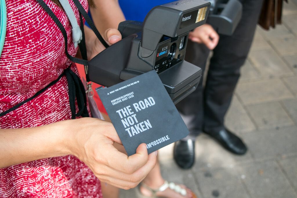 Polaroid Foto-Tour in Graz Einschulung