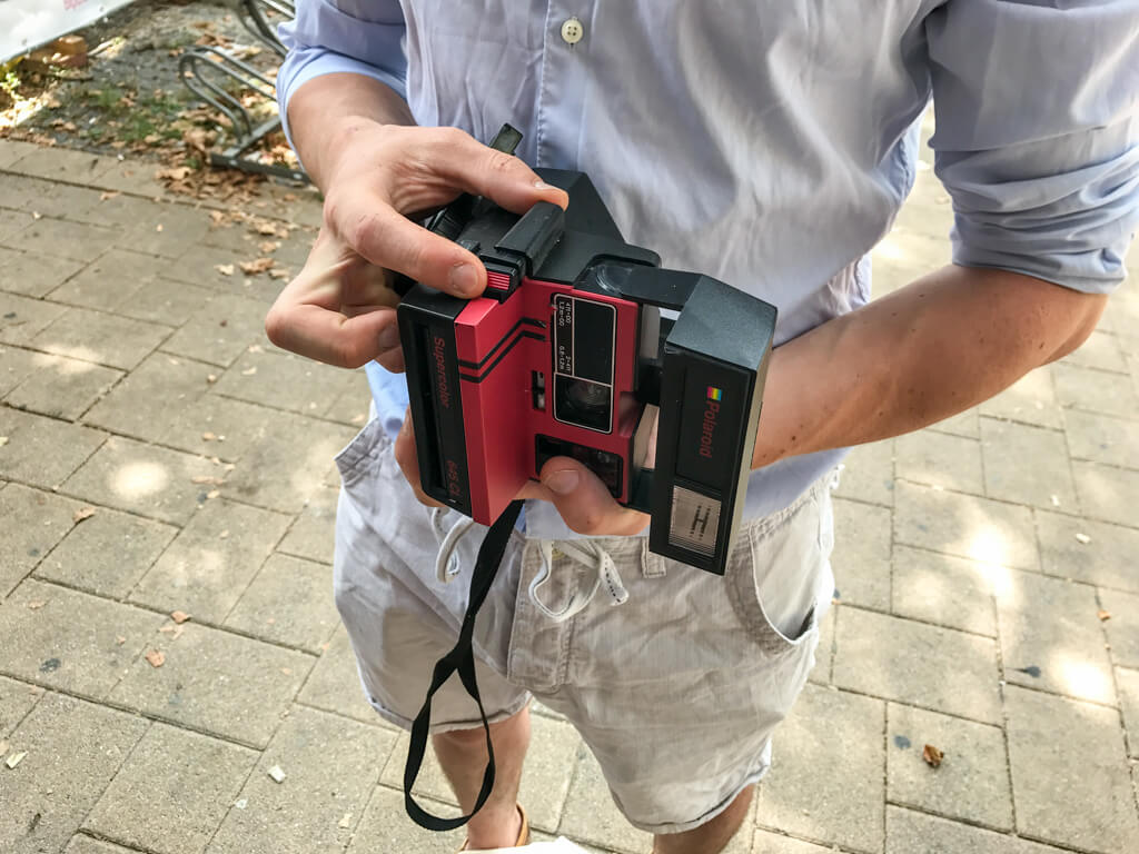 Einschulung Polaroid SX-70