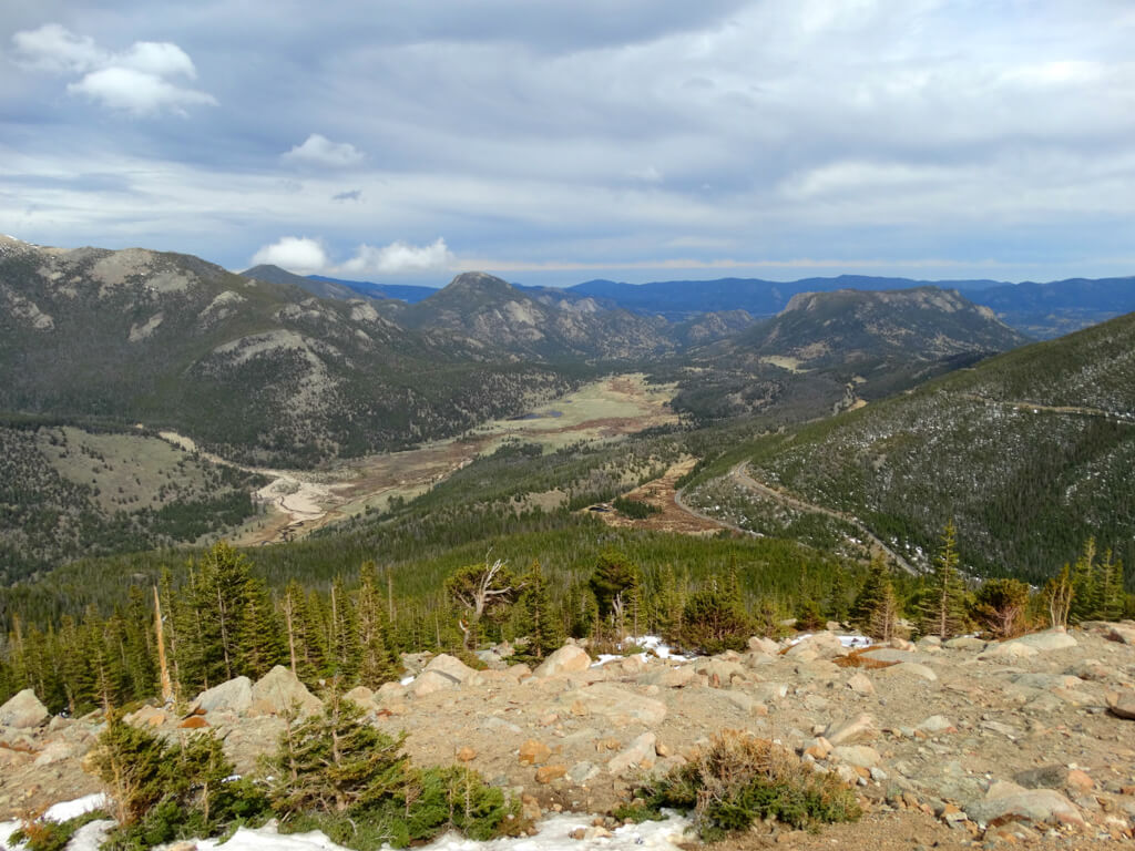 Trail Ridge Road Aussicht