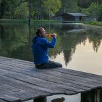 photo credit: Emanuel Ulz - Flo genießt den "Feierabend" am Fischteich