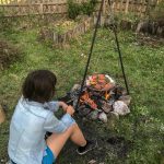 Grillen im Garten des Knaushof in Ramsau am Dachstein