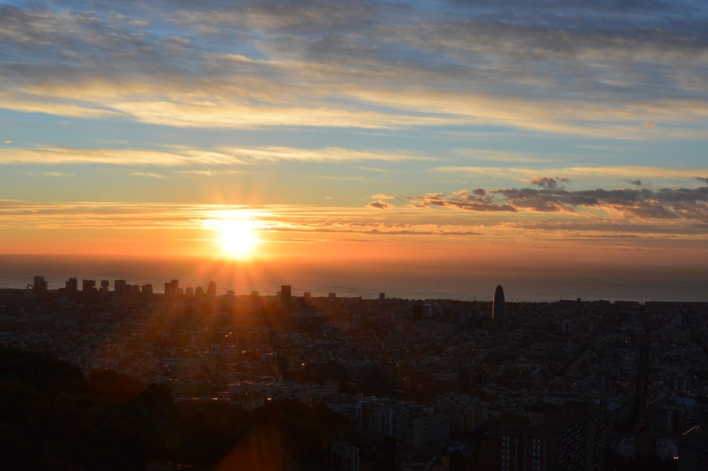 Sonnenaufgang am Búnker del Carmel