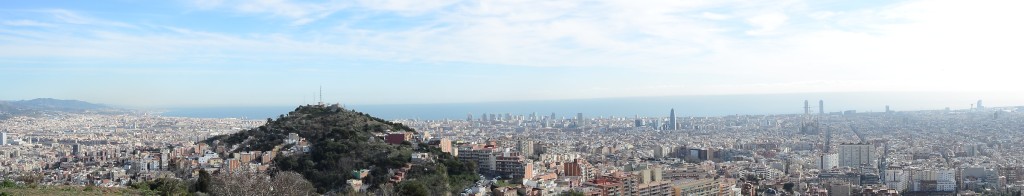 Panorama von El Carmel.