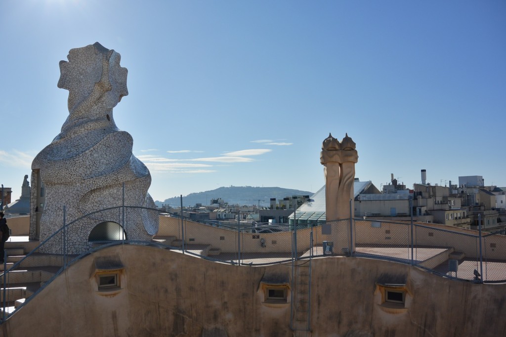 Am Dach der Casa Milà