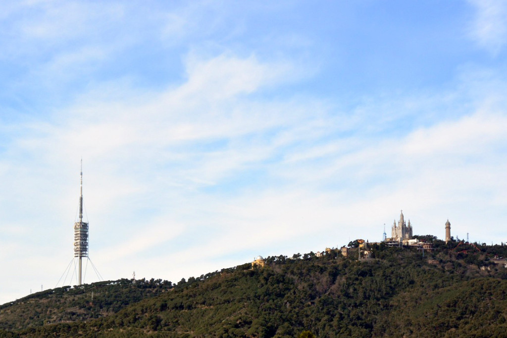 Tibidabo von unten