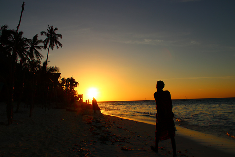 Sonnenuntergang Nungwi Sansibar