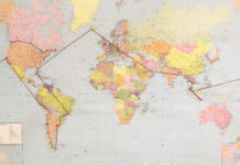 Travel Pins werden vier – Gewinnspiel zum Blog-Geburtstag Travel Pins Weltkarte