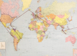 Travel Pins werden vier – Gewinnspiel zum Blog-Geburtstag Travel Pins Weltkarte