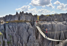 Tsingy de Bemaraha – abenteuerliche Reise in den Westen Madagaskars Tsingy de Bemaraha Hängebrücke
