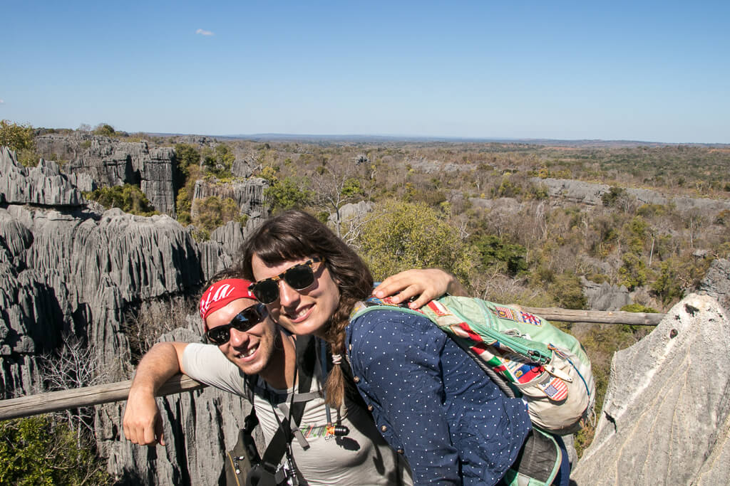 Cori und Flo im Tsingy de Bemaraha Nationalpark