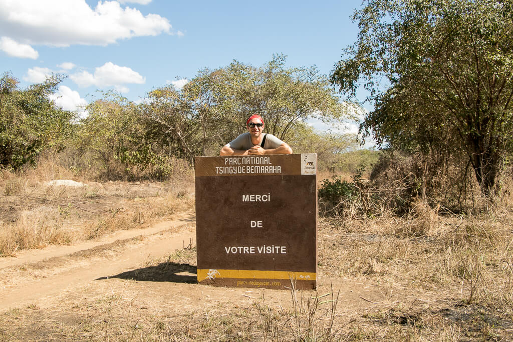 Tsingy de Bemaraha Schild