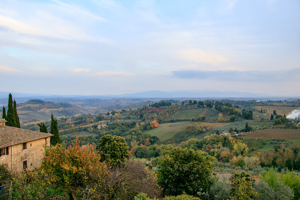 Toskana Landschaft rund um San Gimignano