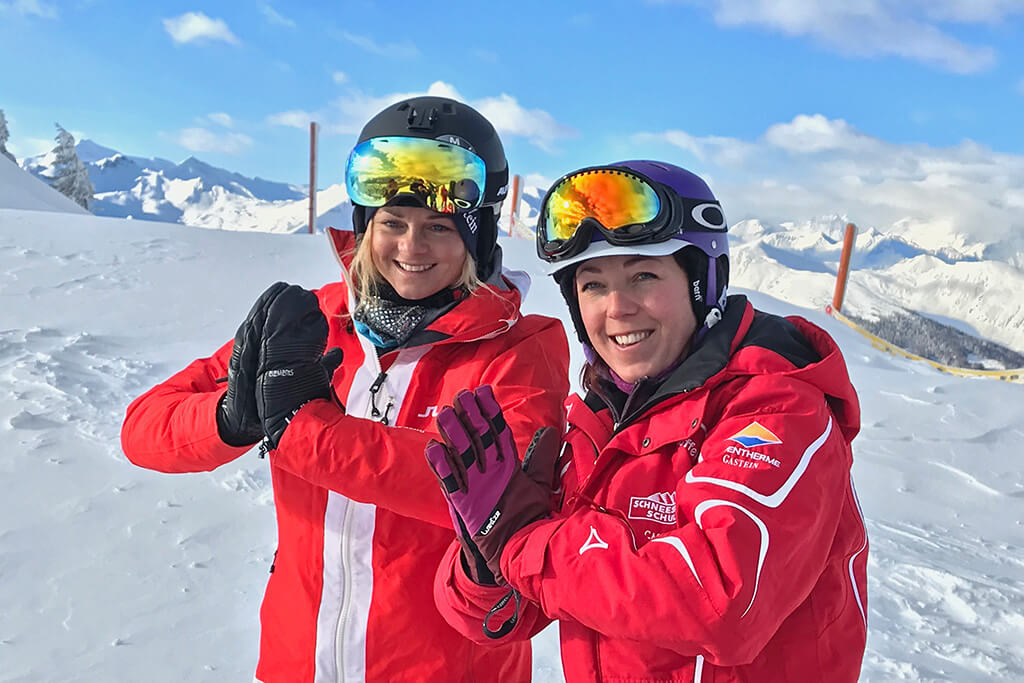 Ski & Yoga mit Sandra Lahnsteiner und Marlene Johannsen