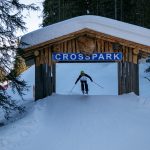 Crosspark im Skigebiet