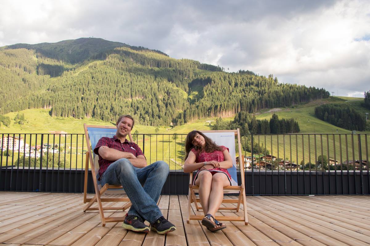 Dachterrasse ADLER RESORT Hinterglemm