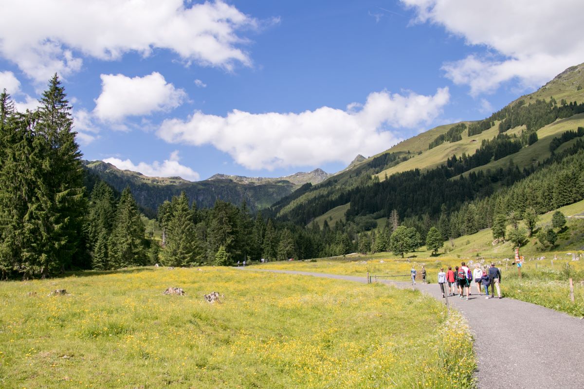 Wandern im Talschluss Hinterglemm