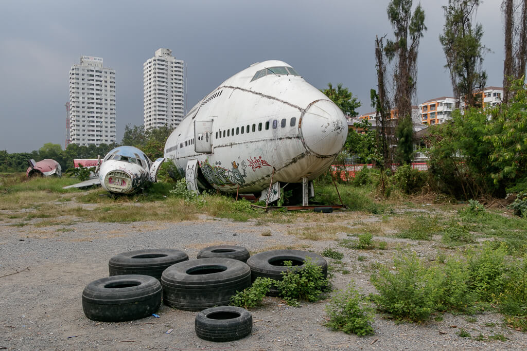 Airplane Graveyard in Bangkok