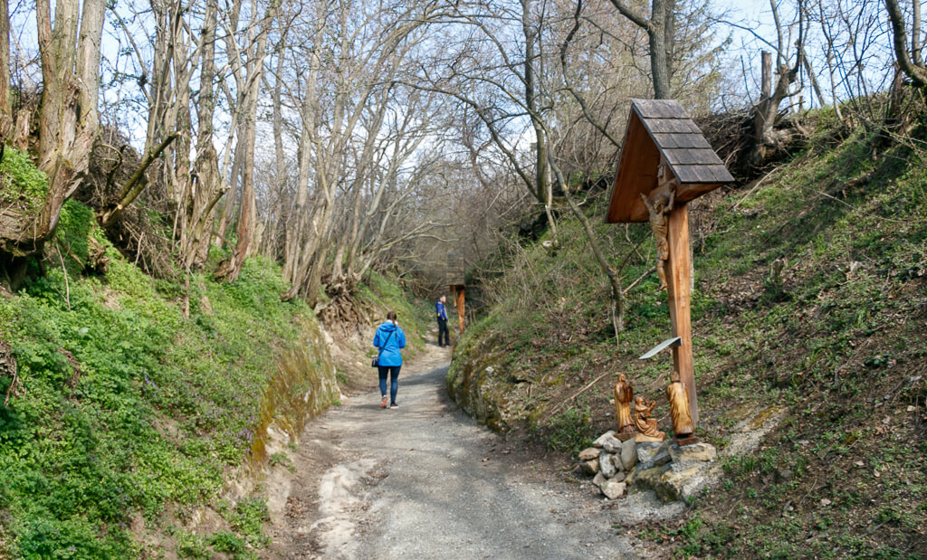 Hohlweg in Purbach