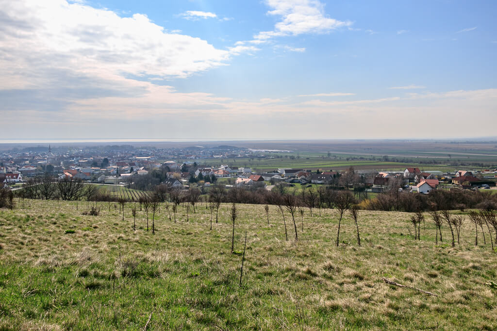 Leithagebirge über Purbach am Neusiedler See