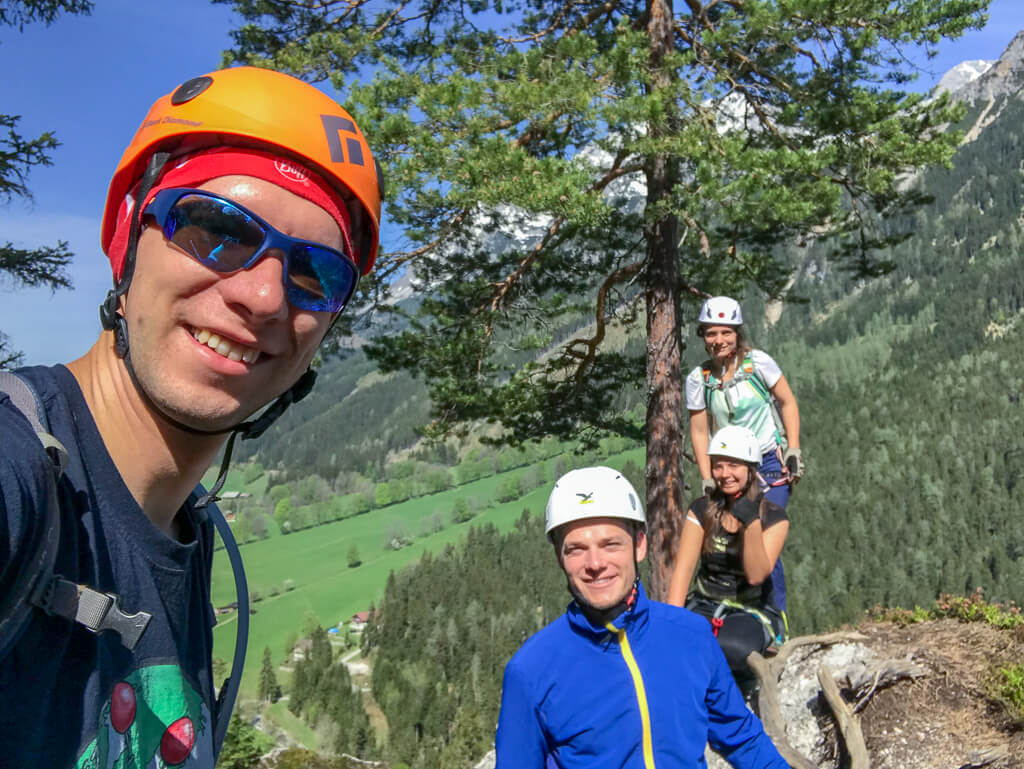 Klettersteig Ausstieg am Sattelberg