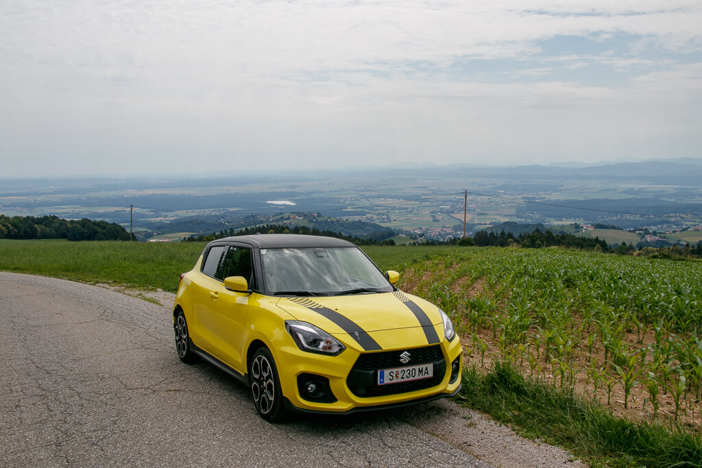 Unterwegs im Pohorje-Gebirge mit dem Suzuki Swift Sport