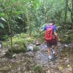 Flusswanderung zum Wasserfall Chorros de las Campanas