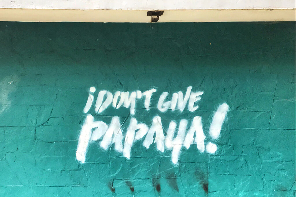 Don't give Papaya - Kolumbien